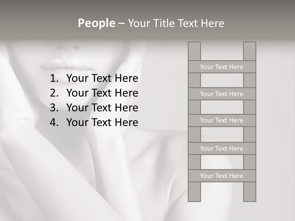 Sexy Girl Glamour PowerPoint Template