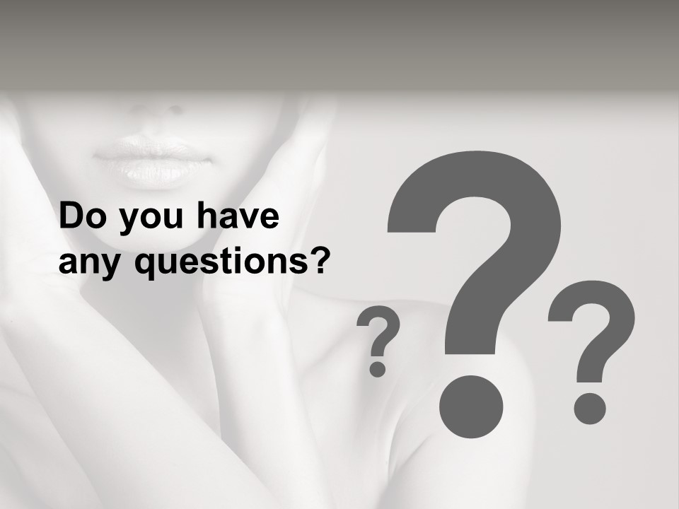 Sexy Girl Glamour PowerPoint Template