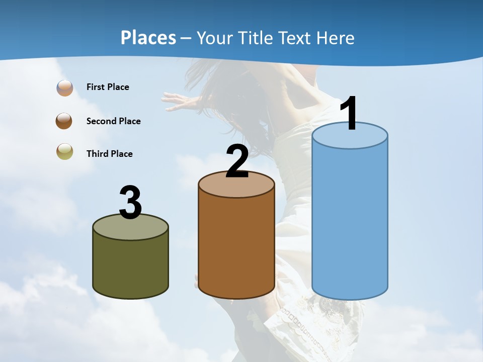 Life Jump Vacation PowerPoint Template