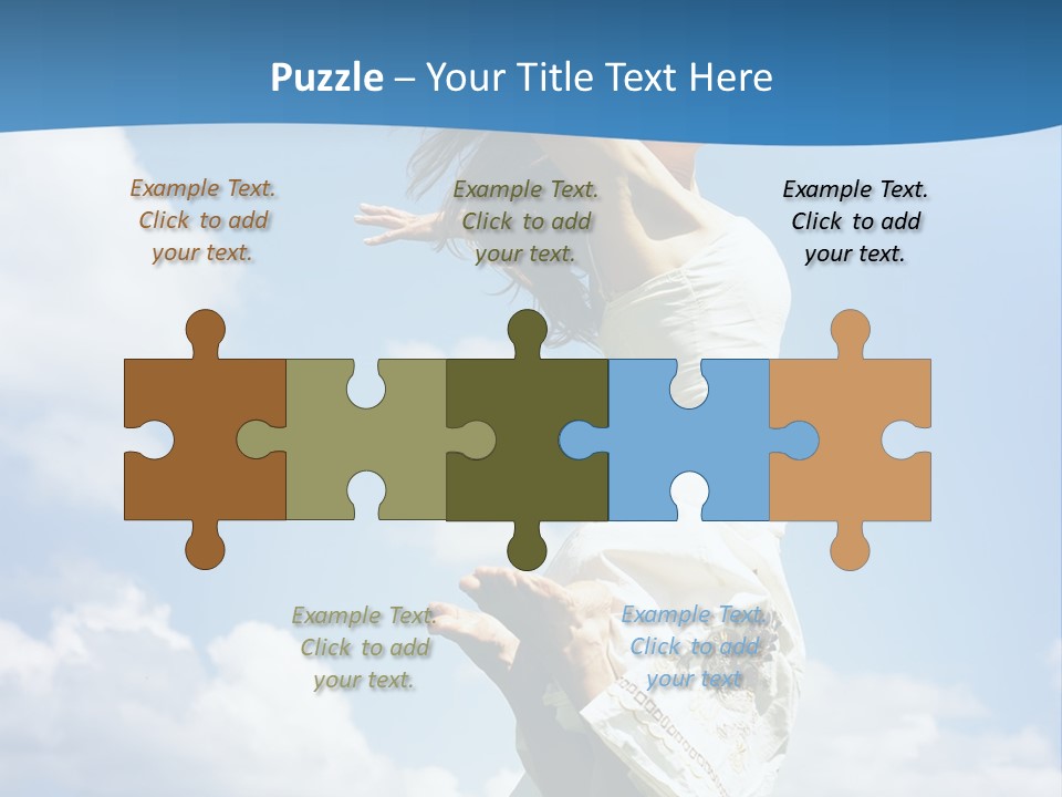 Life Jump Vacation PowerPoint Template