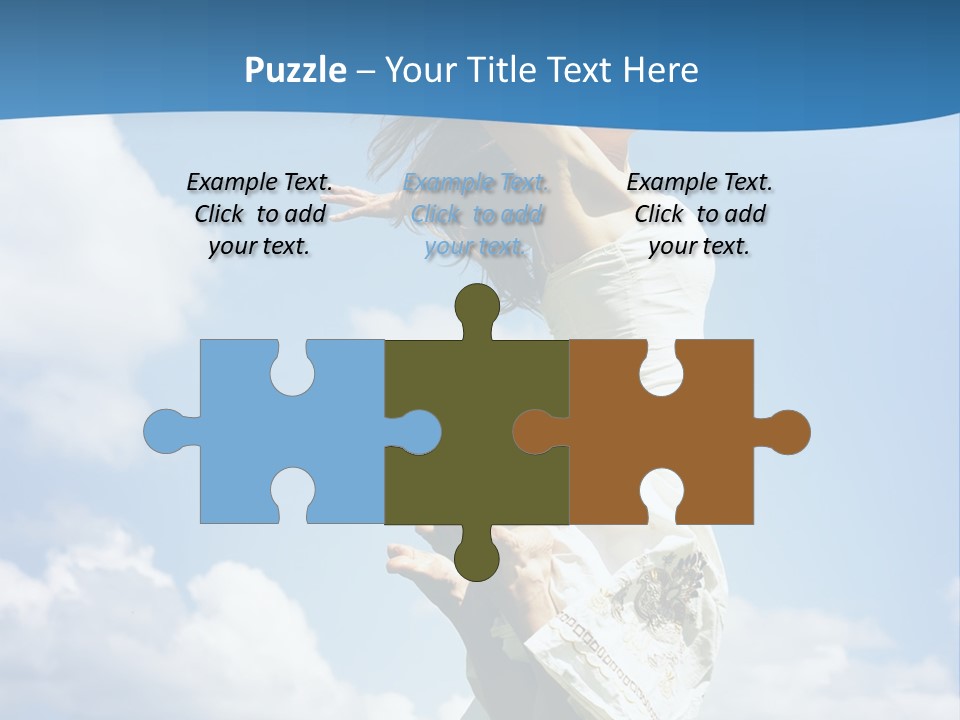 Life Jump Vacation PowerPoint Template