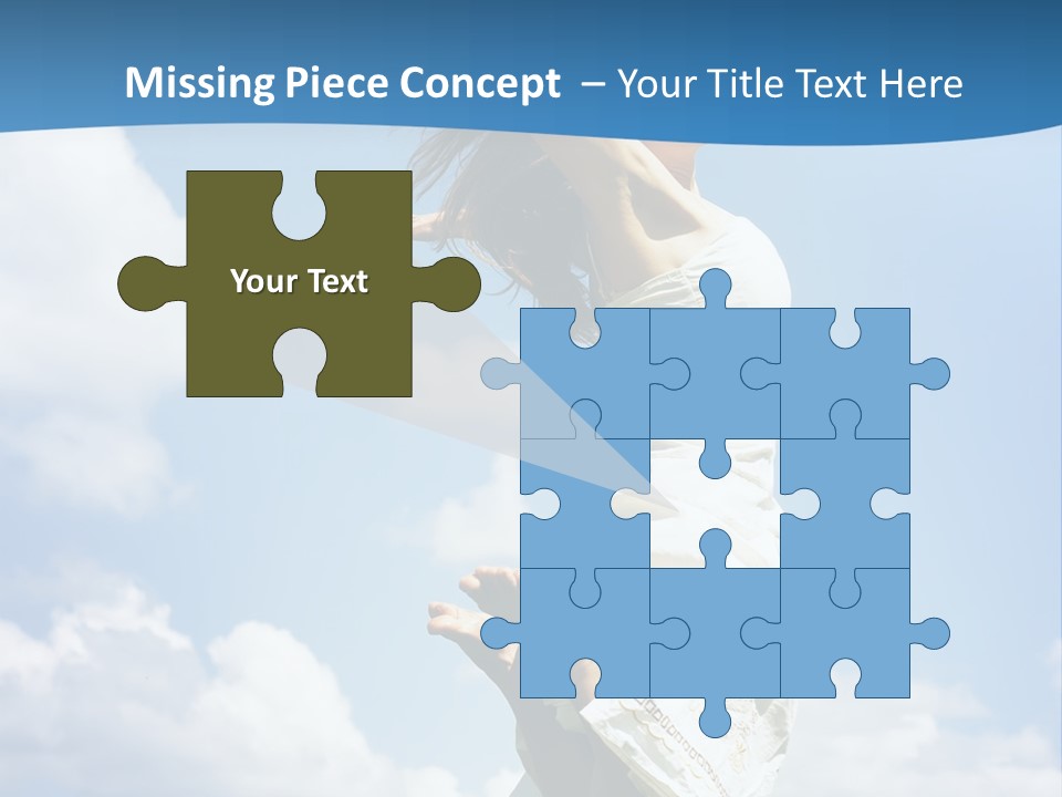 Life Jump Vacation PowerPoint Template