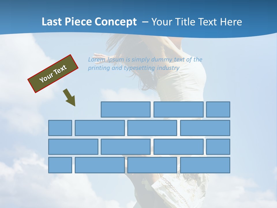 Life Jump Vacation PowerPoint Template