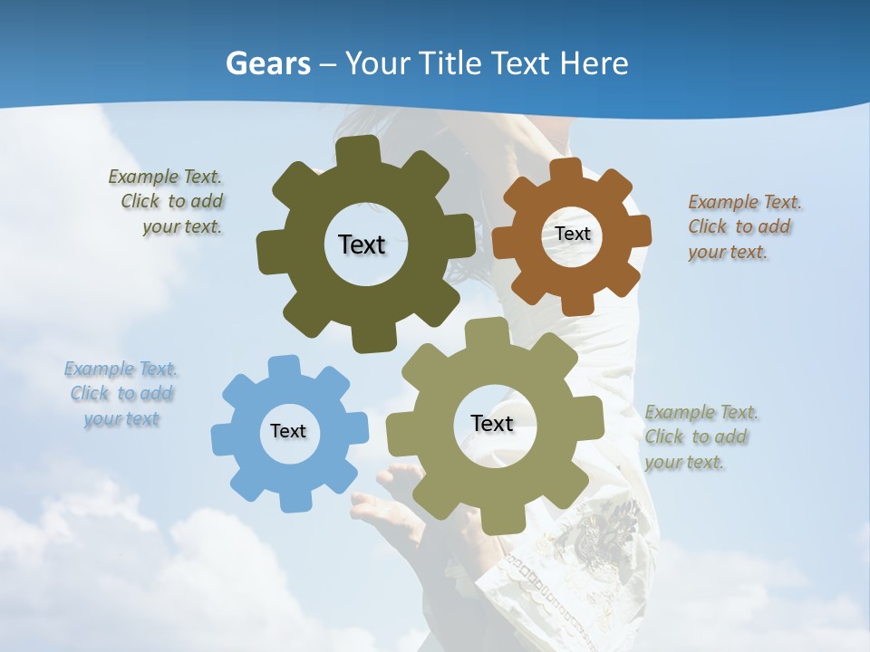 Life Jump Vacation PowerPoint Template