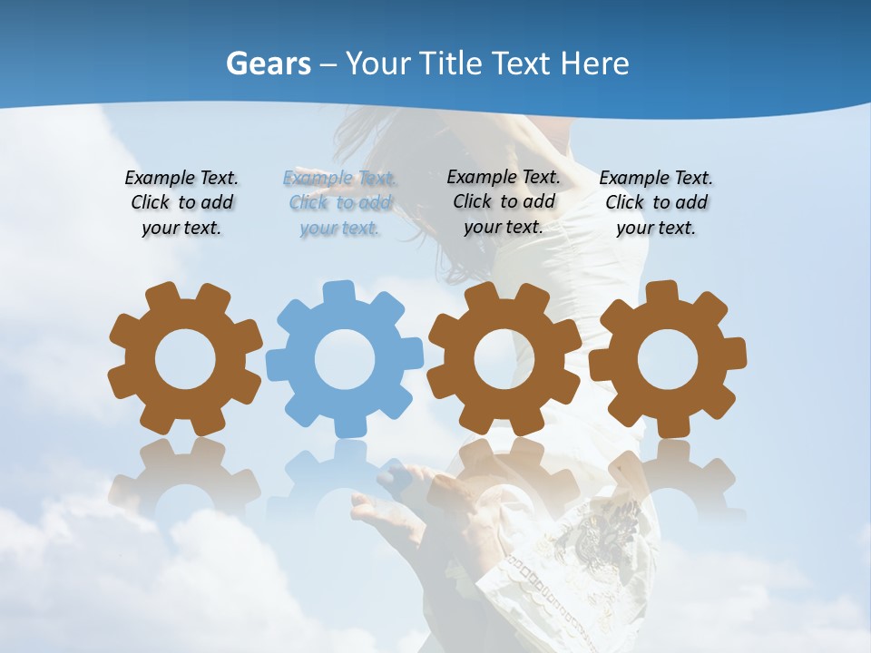 Life Jump Vacation PowerPoint Template