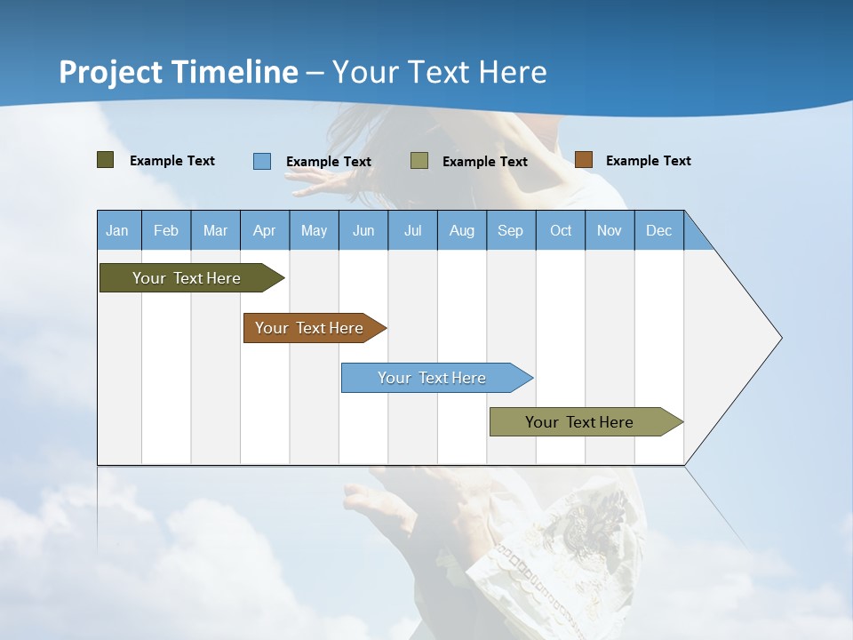 Life Jump Vacation PowerPoint Template