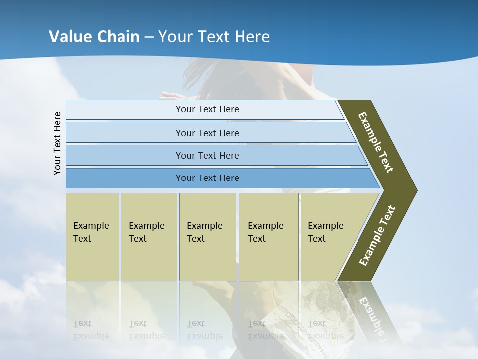 Life Jump Vacation PowerPoint Template