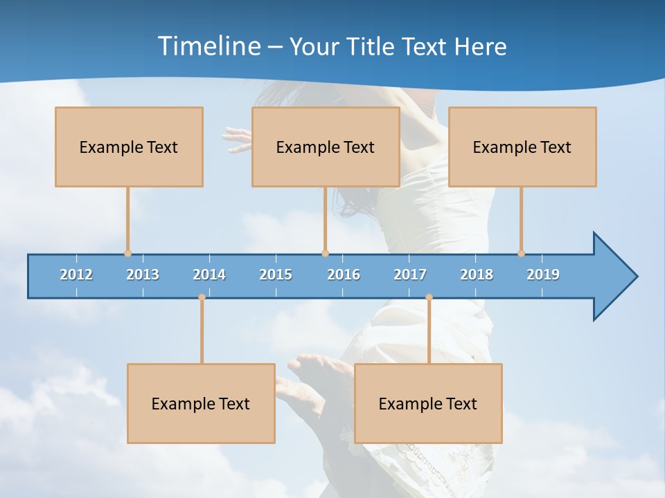 Life Jump Vacation PowerPoint Template