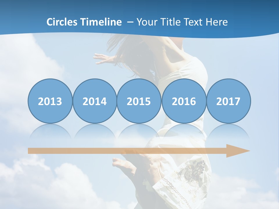 Life Jump Vacation PowerPoint Template