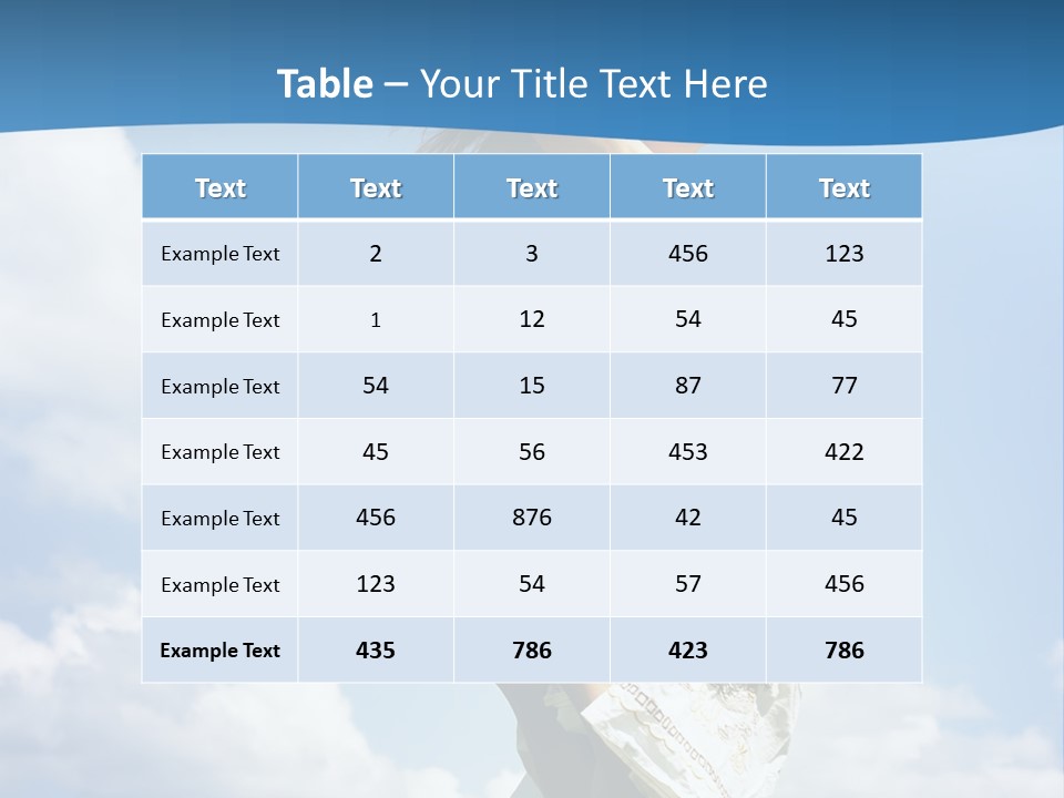 Life Jump Vacation PowerPoint Template