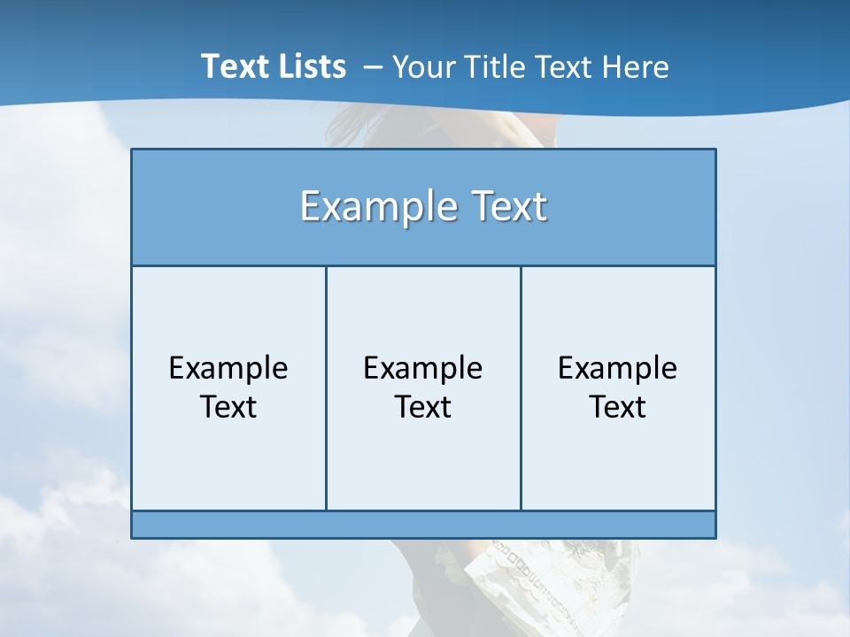 Life Jump Vacation PowerPoint Template