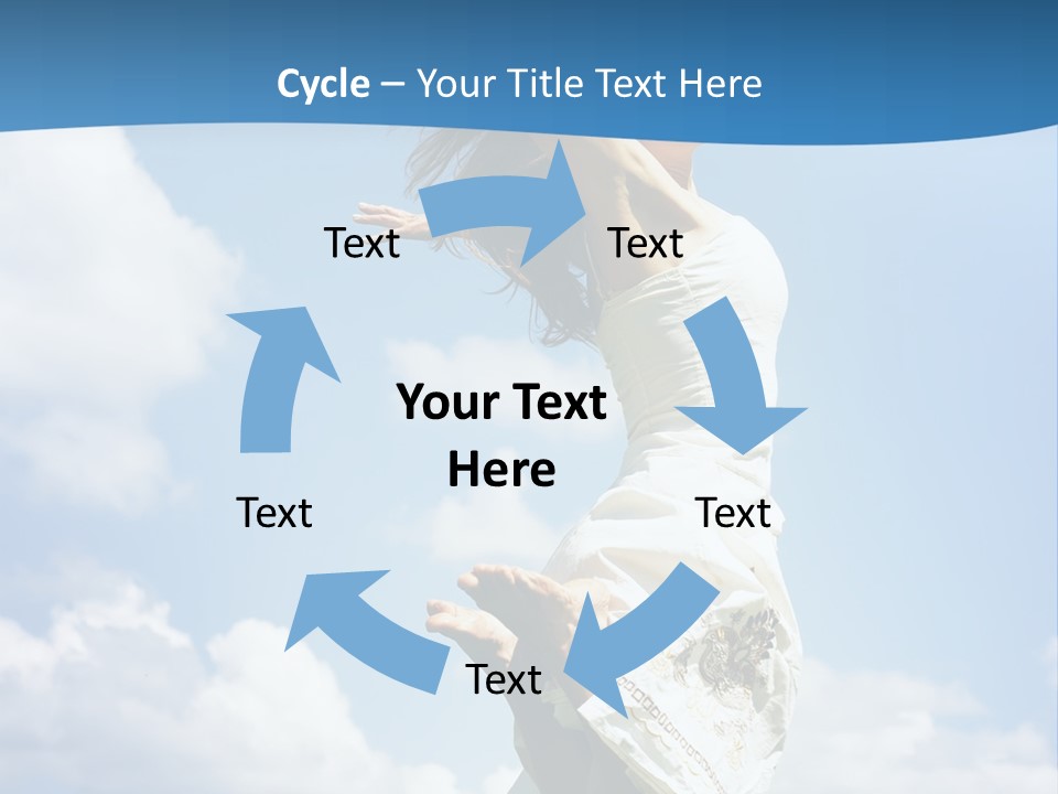 Life Jump Vacation PowerPoint Template