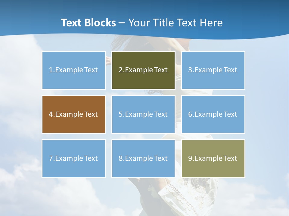 Life Jump Vacation PowerPoint Template