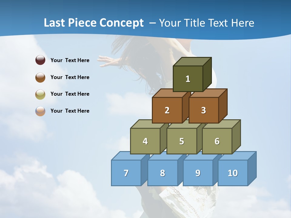 Life Jump Vacation PowerPoint Template