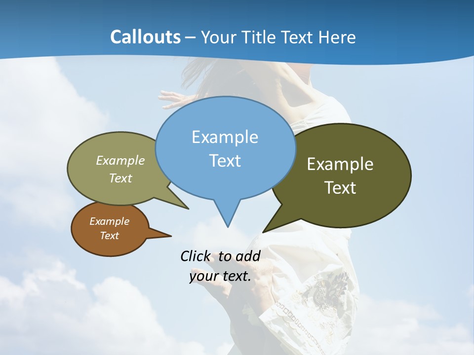 Life Jump Vacation PowerPoint Template