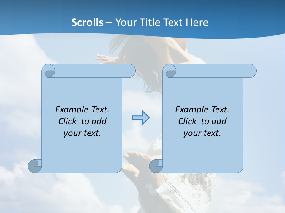 Life Jump Vacation PowerPoint Template