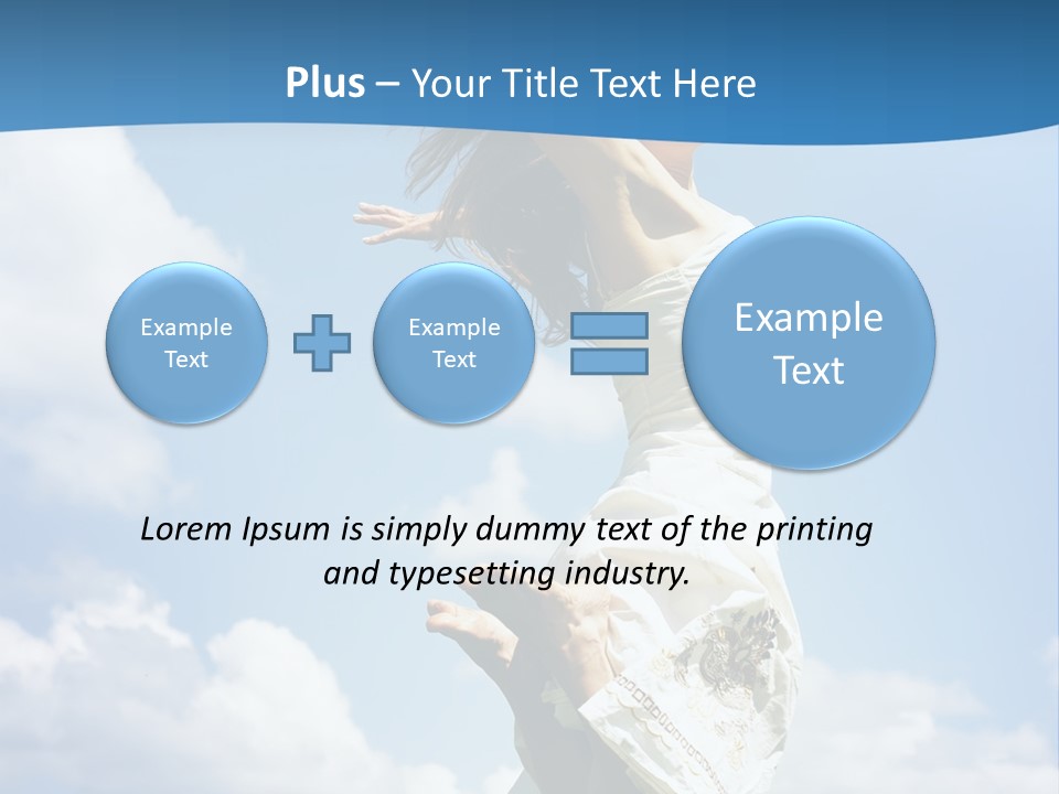 Life Jump Vacation PowerPoint Template