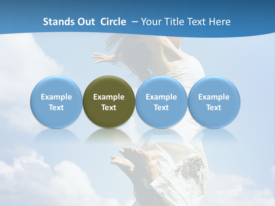 Life Jump Vacation PowerPoint Template