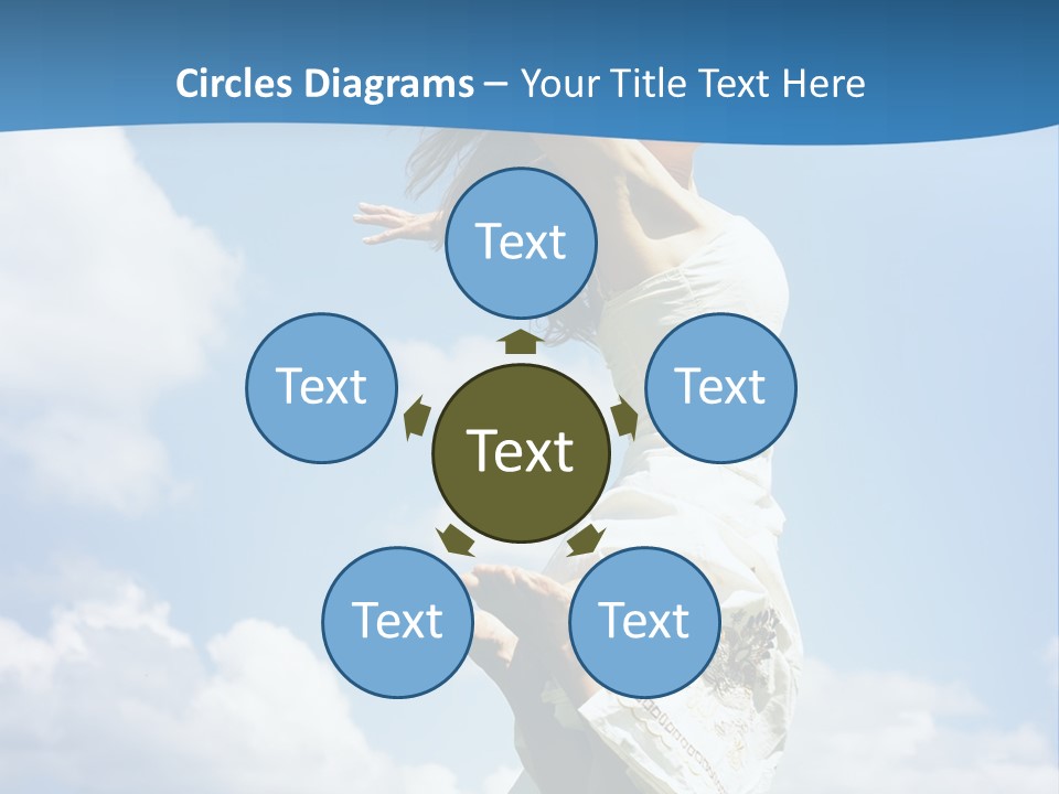 Life Jump Vacation PowerPoint Template