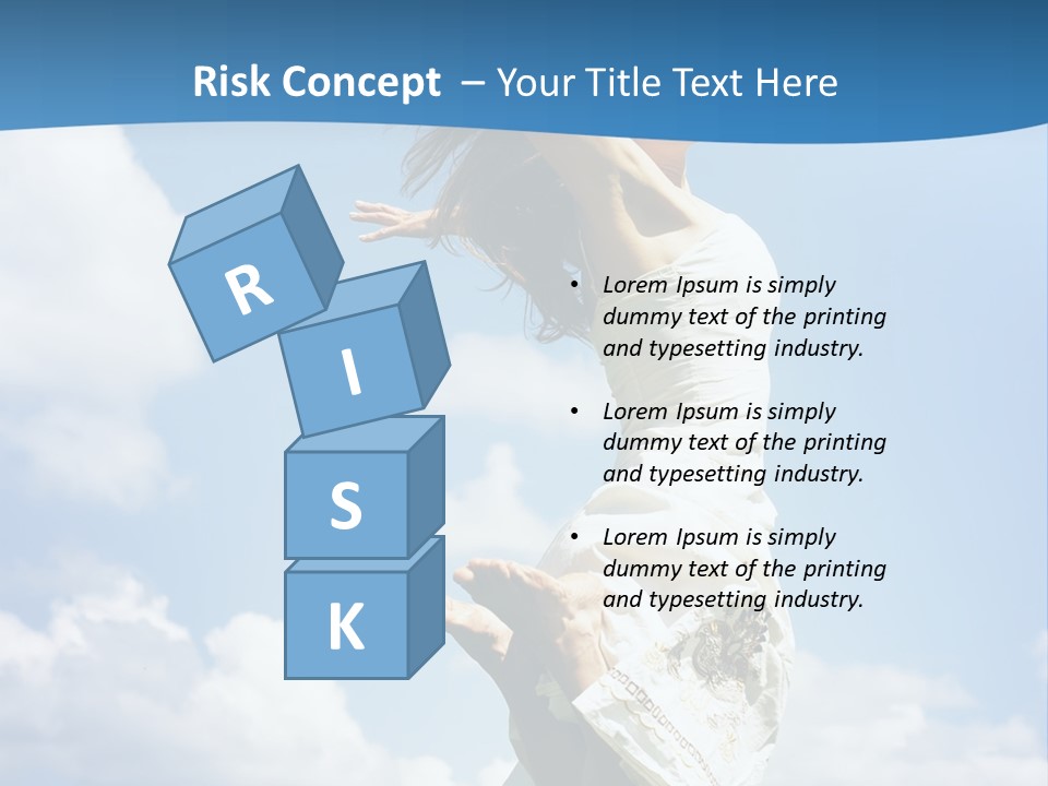 Life Jump Vacation PowerPoint Template