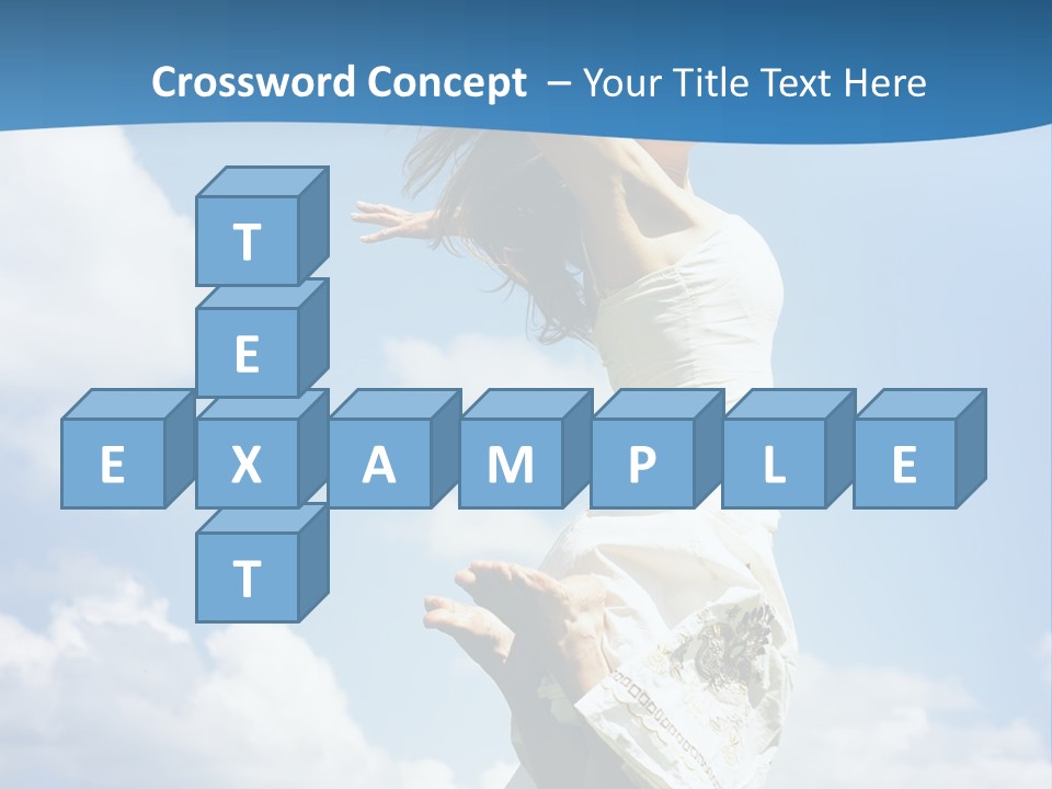 Life Jump Vacation PowerPoint Template