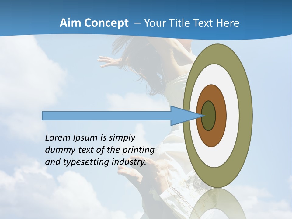 Life Jump Vacation PowerPoint Template