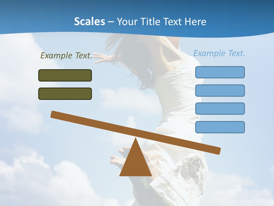 Life Jump Vacation PowerPoint Template