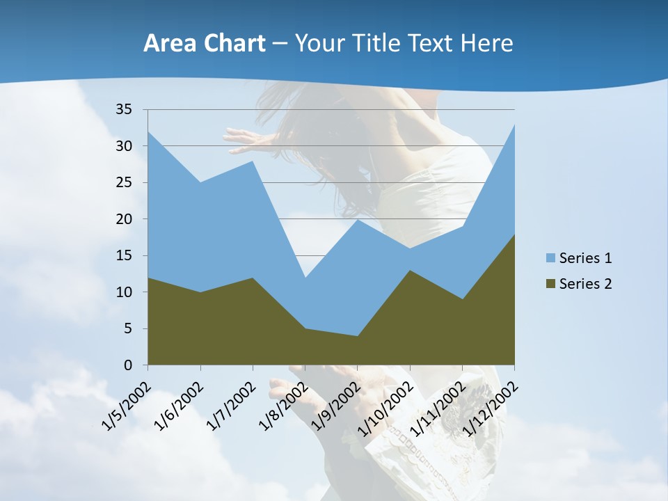 Life Jump Vacation PowerPoint Template