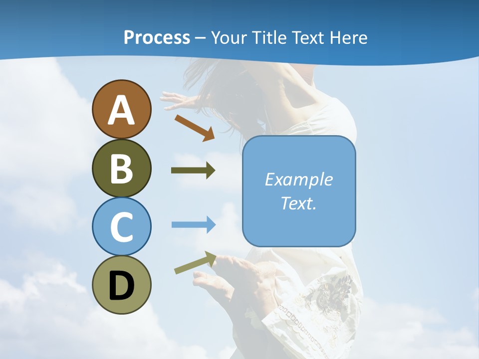 Life Jump Vacation PowerPoint Template