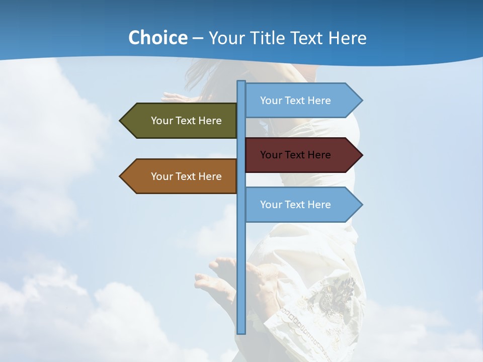 Life Jump Vacation PowerPoint Template