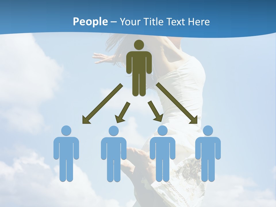 Life Jump Vacation PowerPoint Template