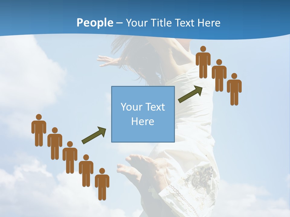 Life Jump Vacation PowerPoint Template