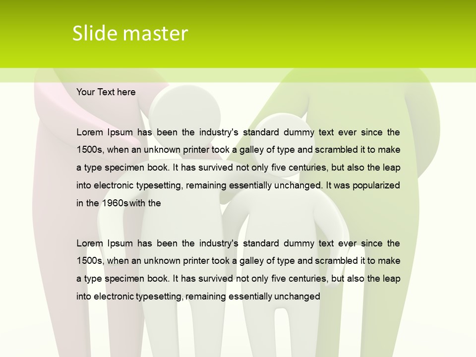 Home Stick People PowerPoint Template