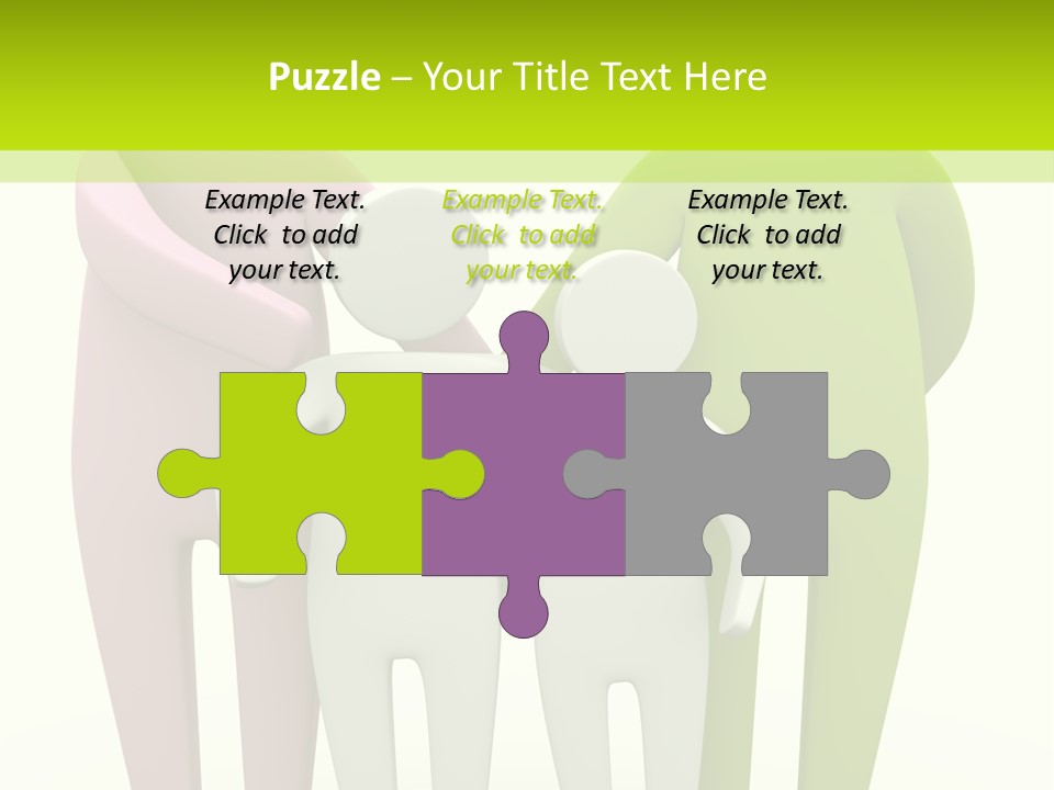 Home Stick People PowerPoint Template