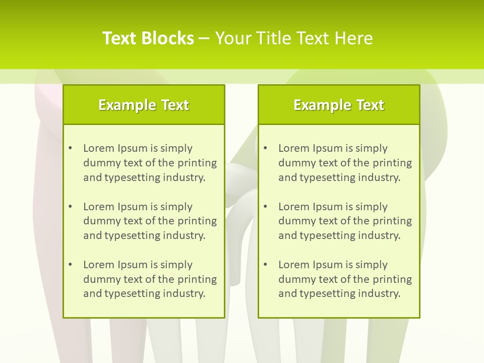 Home Stick People PowerPoint Template