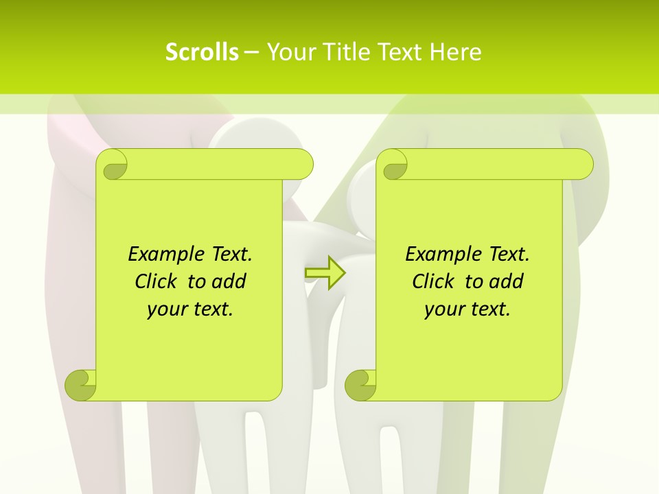 Home Stick People PowerPoint Template