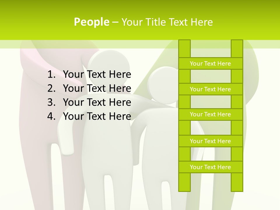 Home Stick People PowerPoint Template