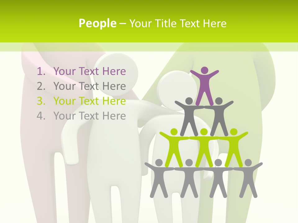 Home Stick People PowerPoint Template