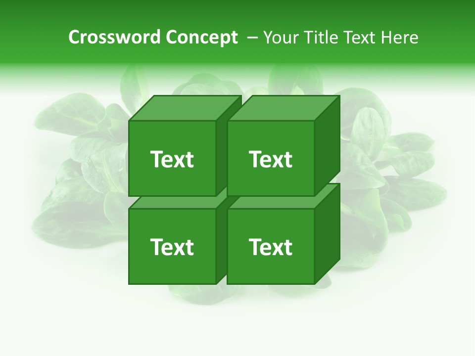 Raw Lettuce Natural PowerPoint Template