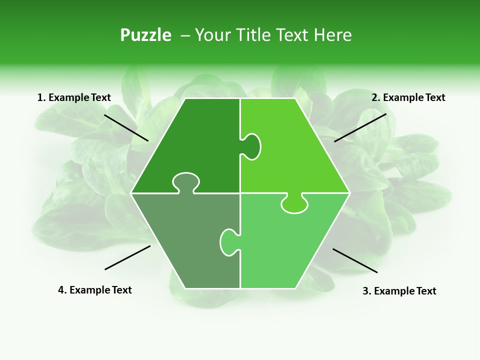 Raw Lettuce Natural PowerPoint Template