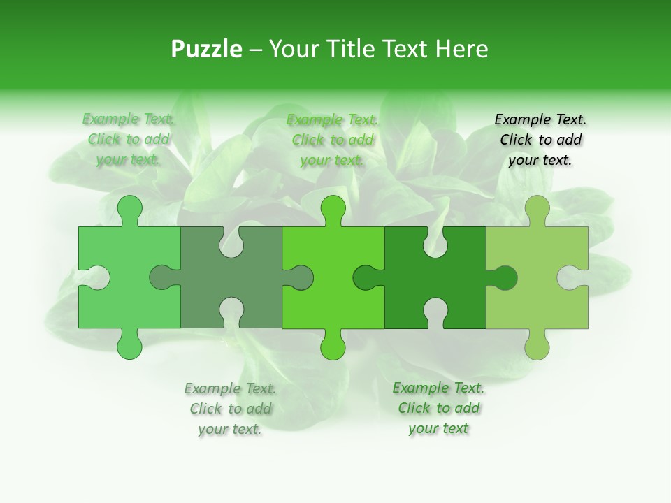 Raw Lettuce Natural PowerPoint Template