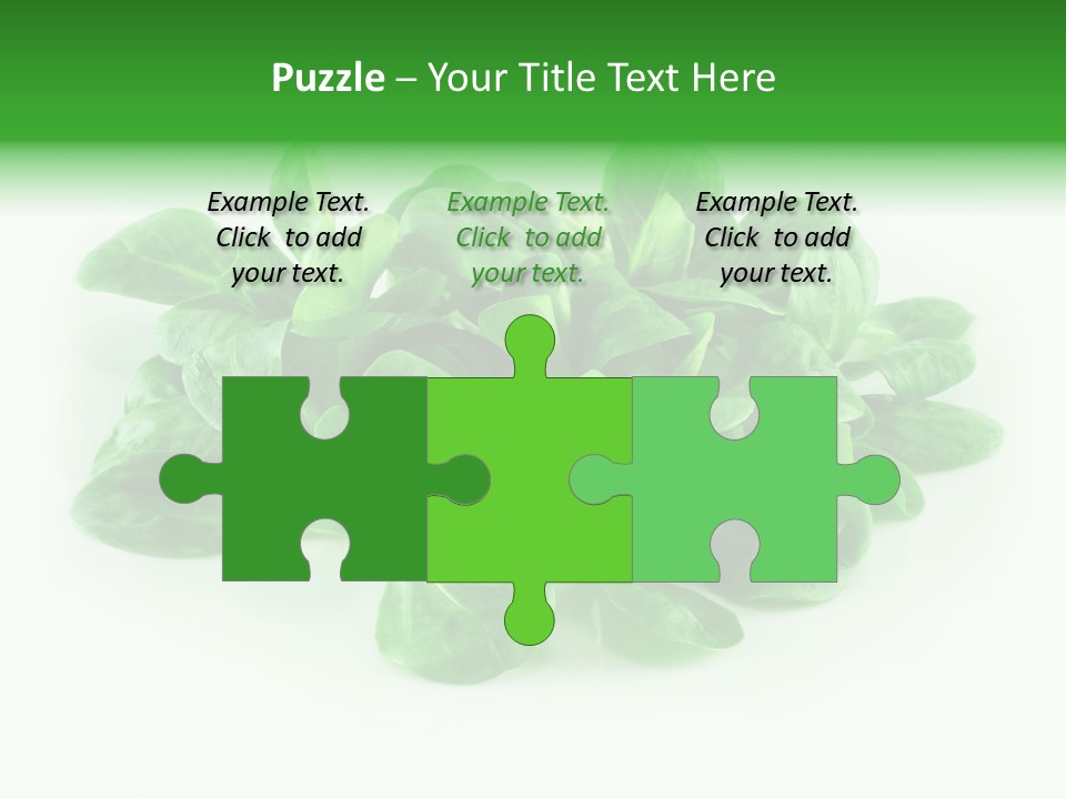 Raw Lettuce Natural PowerPoint Template