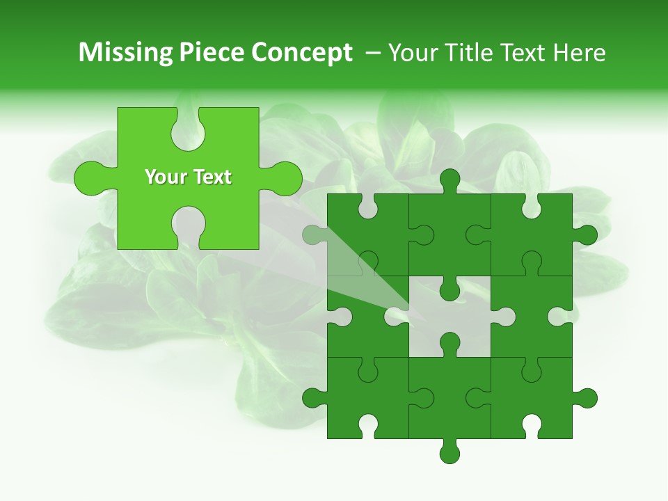 Raw Lettuce Natural PowerPoint Template