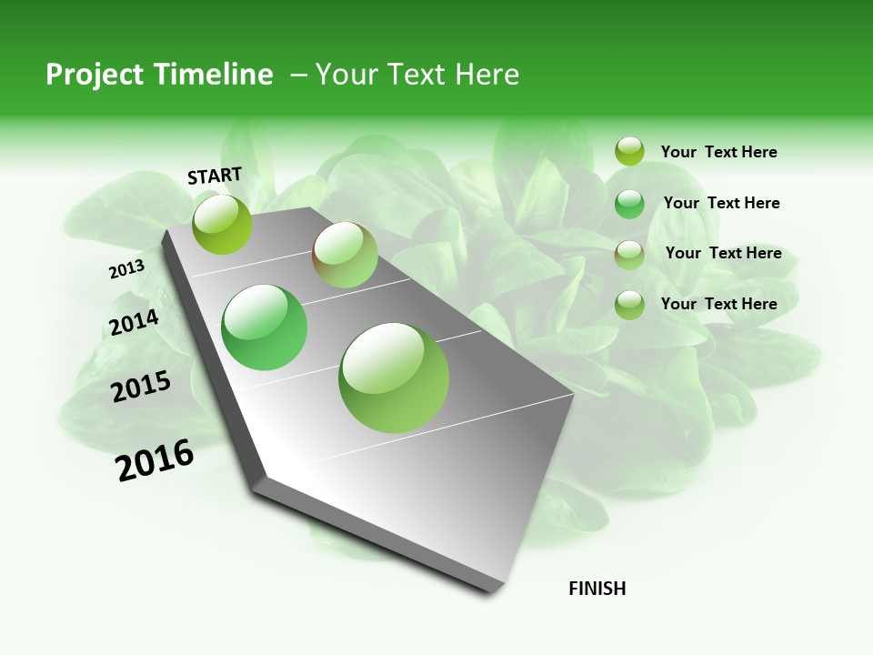 Raw Lettuce Natural PowerPoint Template