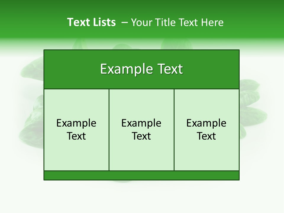 Raw Lettuce Natural PowerPoint Template