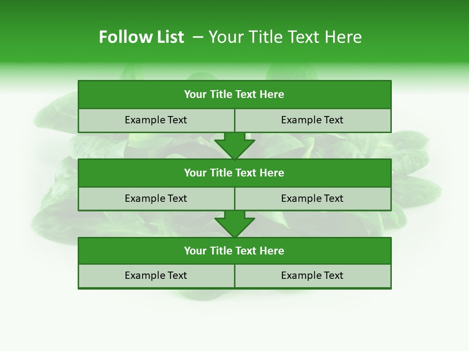 Raw Lettuce Natural PowerPoint Template