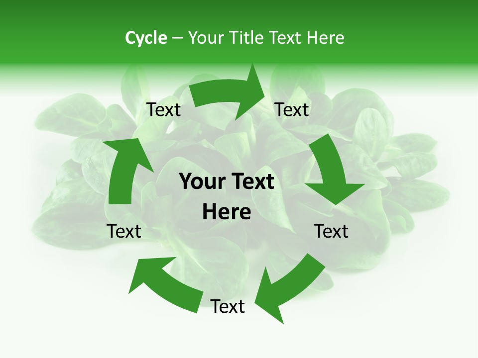 Raw Lettuce Natural PowerPoint Template