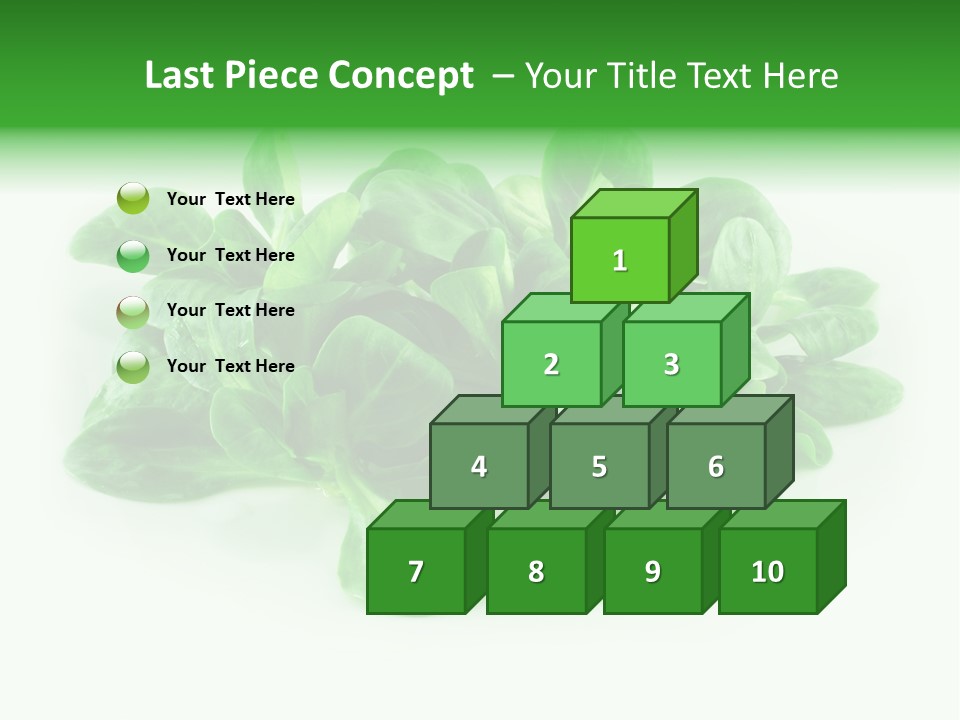 Raw Lettuce Natural PowerPoint Template
