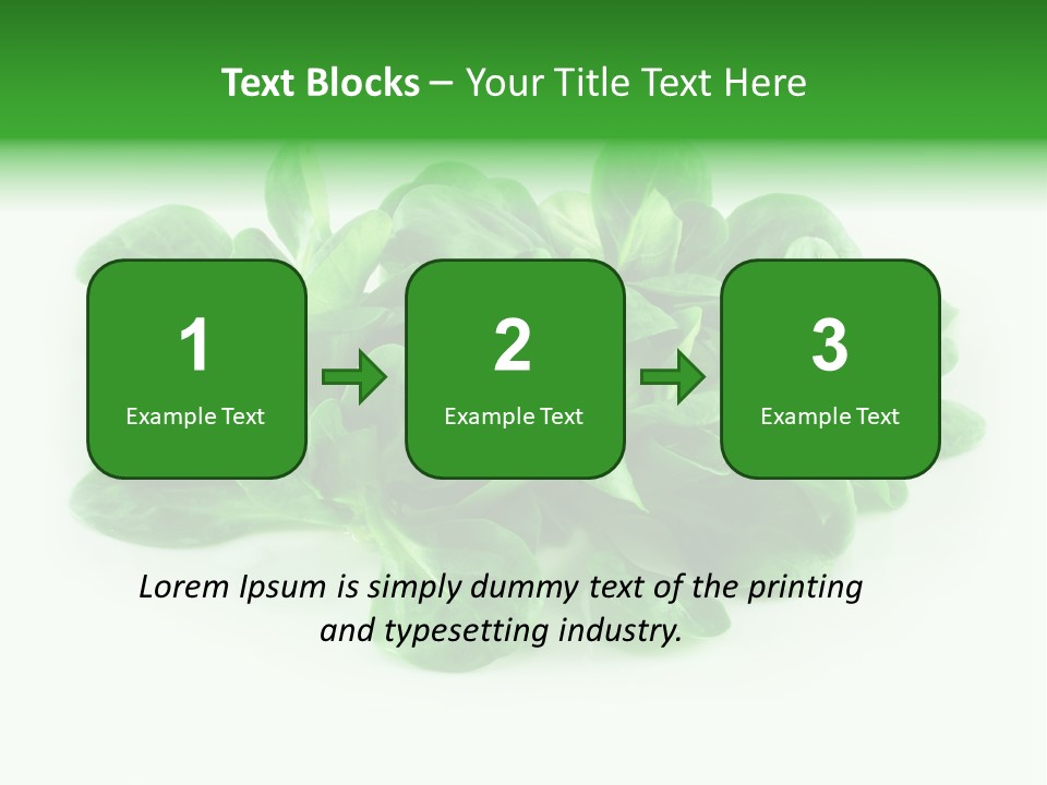 Raw Lettuce Natural PowerPoint Template