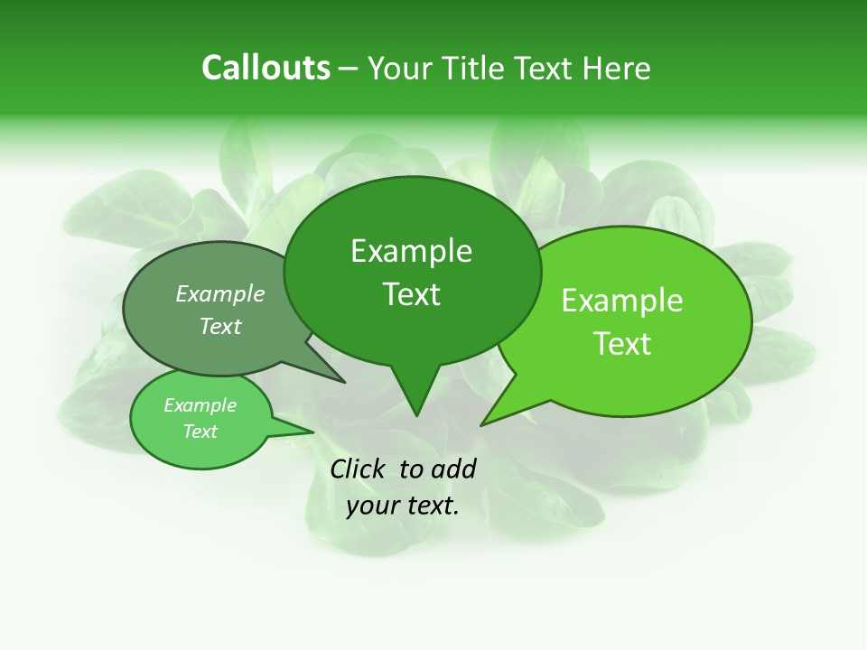 Raw Lettuce Natural PowerPoint Template